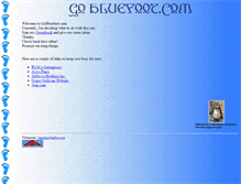 Tablet Screenshot of gobluefoot.com